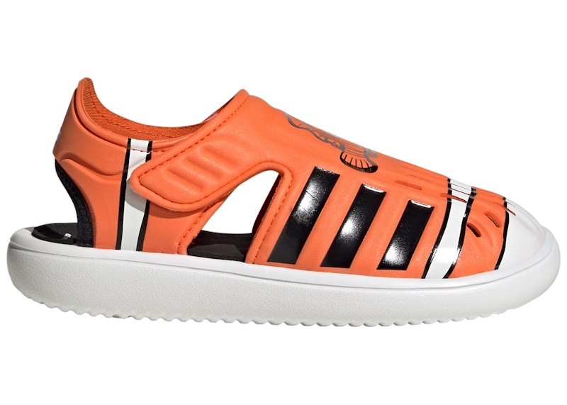 adidas Closed Toe Sandals Disney Finding Nemo And Dory Orange Core Black Cloud White (PS)