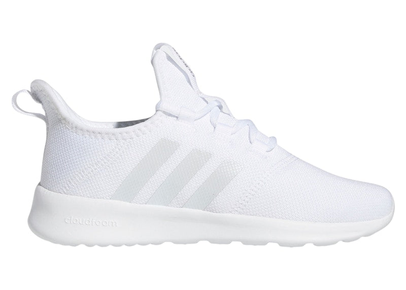 adidas Cloudfoam Pure Lifestyle Cloud White Blue Tint Silver Metallic (GS)