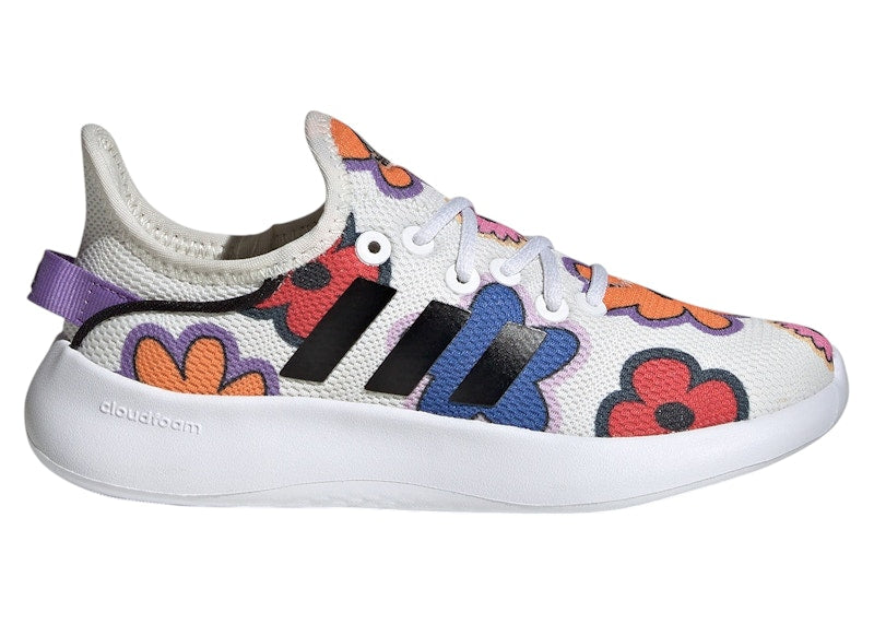 adidas Cloudfoam Pure Off White Core Black Gum (GS)