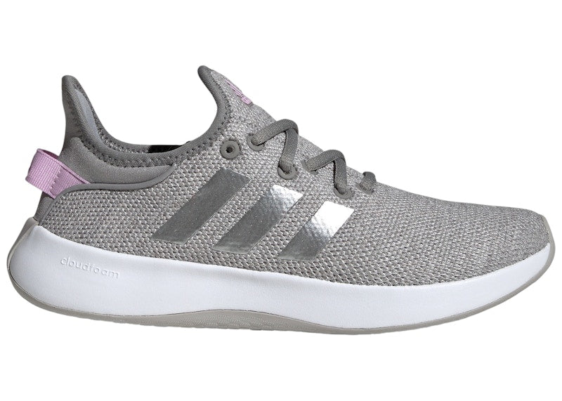 adidas Cloudfoam Pure SPW Charcoal Solid Grey Silver Metallic Bliss Lilac (Women's)