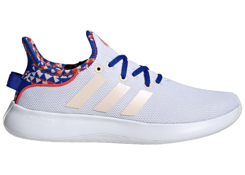 adidas Cloudfoam Pure SPW Cloud White Bliss Orange Bright Red (Women's)