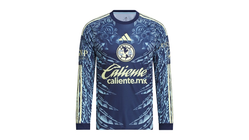 adidas Club America 2025/2026 Long Sleeve Away Jersey Team Navy Blue