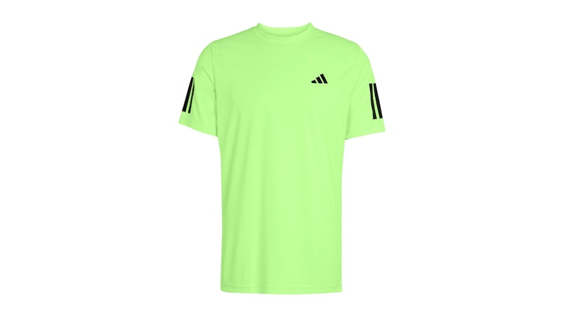adidas Club Climacool 3-Stripes T-Shirt Lucid Lemon