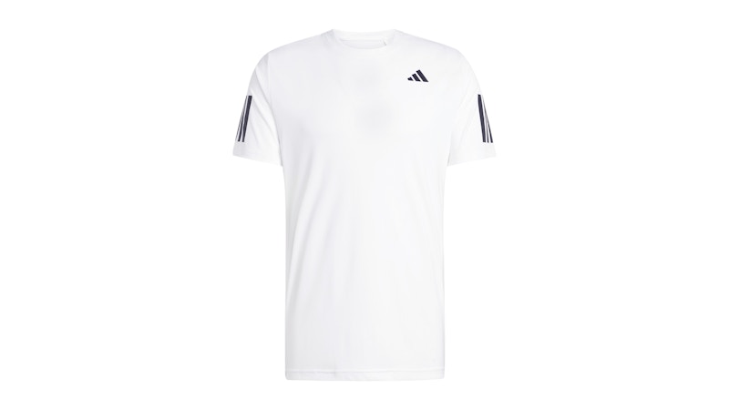 adidas Club Climacool 3-Stripes Tee White