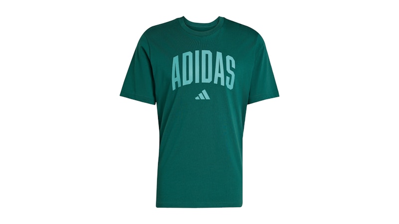 adidas Collegiate Lineage Graphic T-Shirt Collegiate Green
