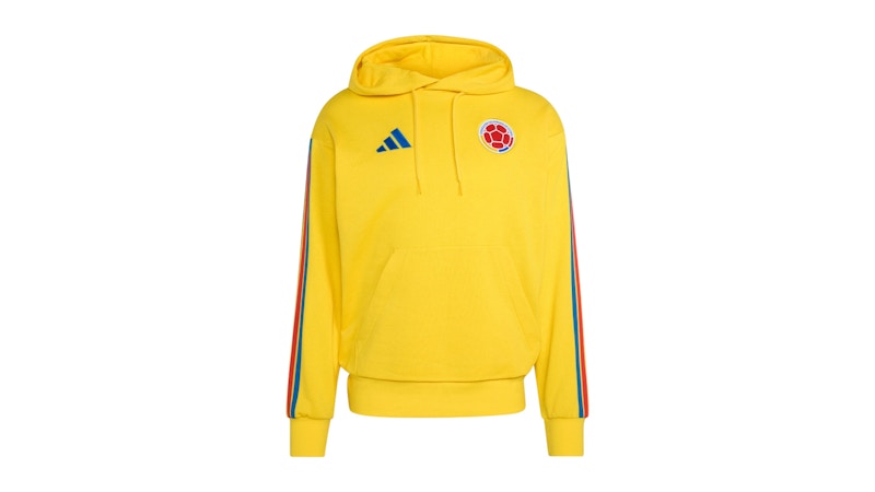 adidas Colombia DNA Fleece Hoodie Impact Yellow