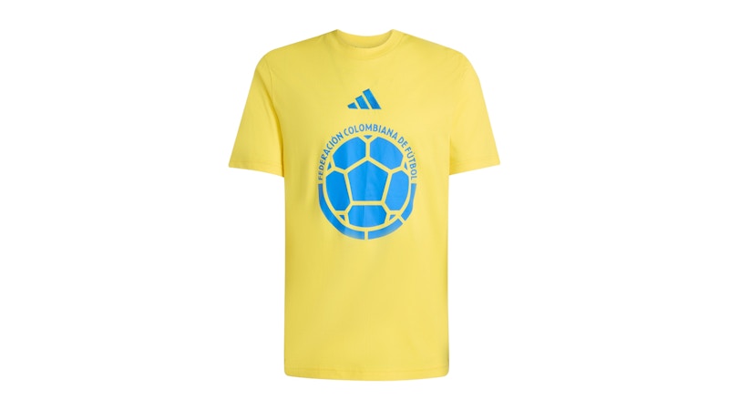 adidas Colombia DNA Graphic T-Shirt Impact Yellow