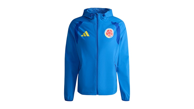 adidas Colombia Tiro Travel Full Zip Windbreaker Bright Royal