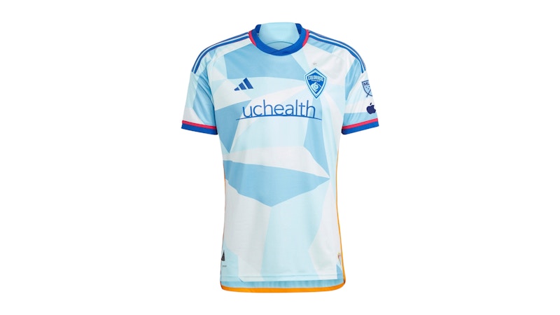 adidas Colorado Rapids 2023 New Day Kit Authentic Jersey Light Blue