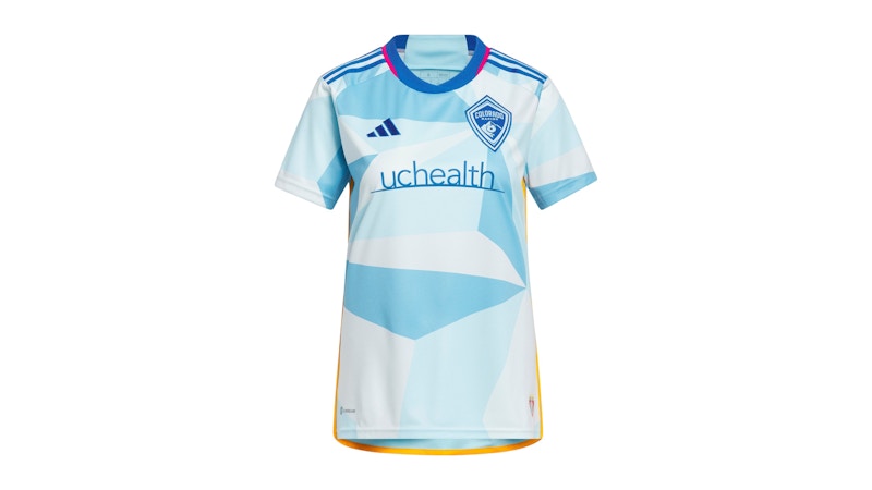 adidas Colorado Rapids Women's 2023 New Day Kit Replica Jersey Light Blue