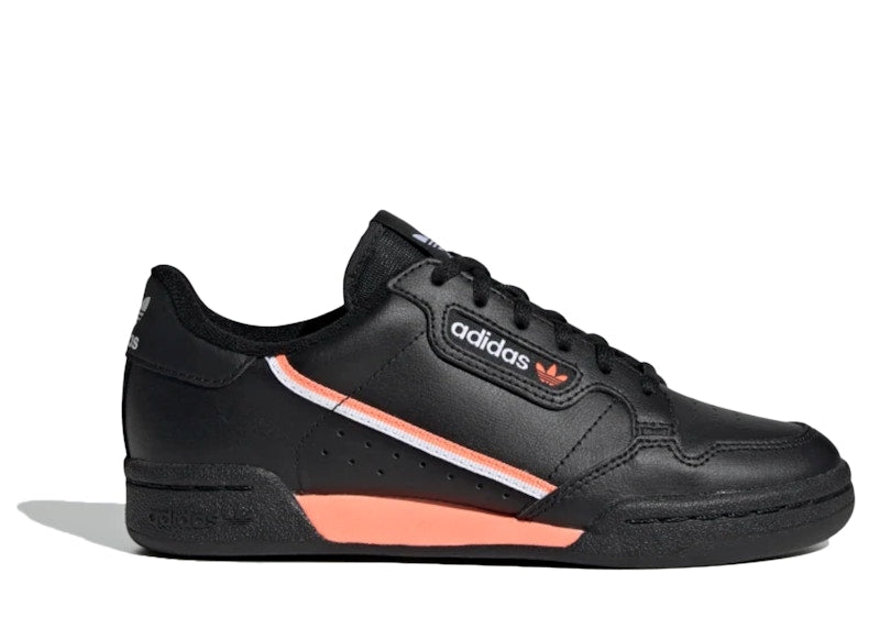 adidas Continental 80 Coral Black Signal Coral (GS)
