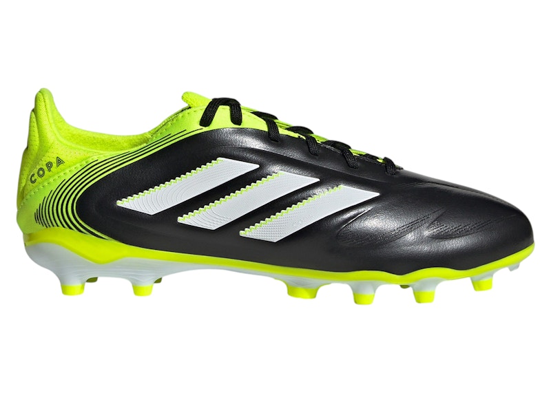 adidas Copa Pure 3 Elite FG/MG Core Black Cloud White Lucid Lemon (GS)