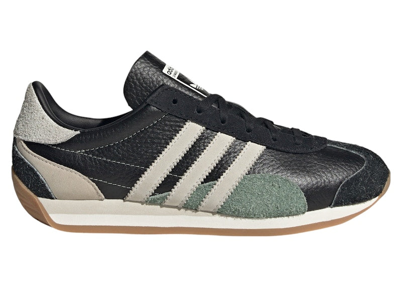 adidas Country OG Black White Silver Green (Women's)