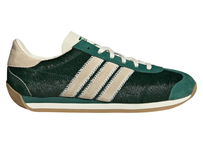 adidas Country OG Collegiate Green Cream White Pony Hair (Women's)