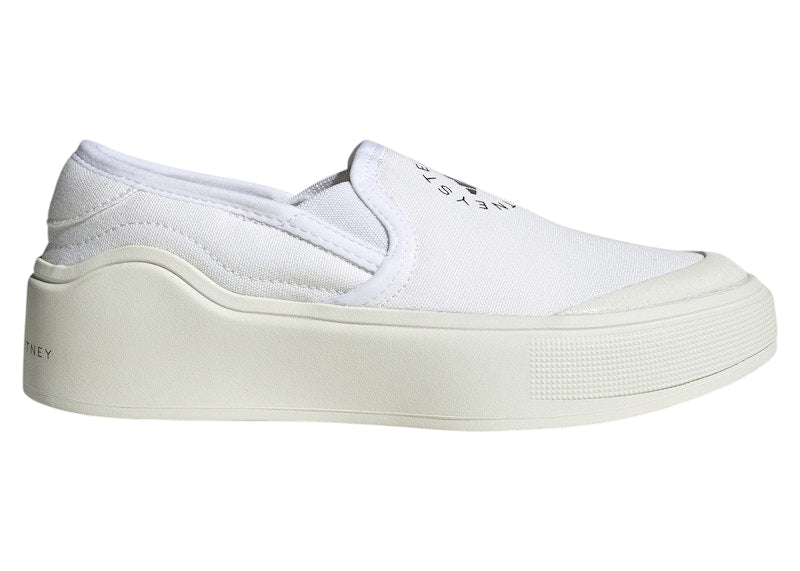 adidas Court Slip-On by Stella McCartney Cloud White Core Black