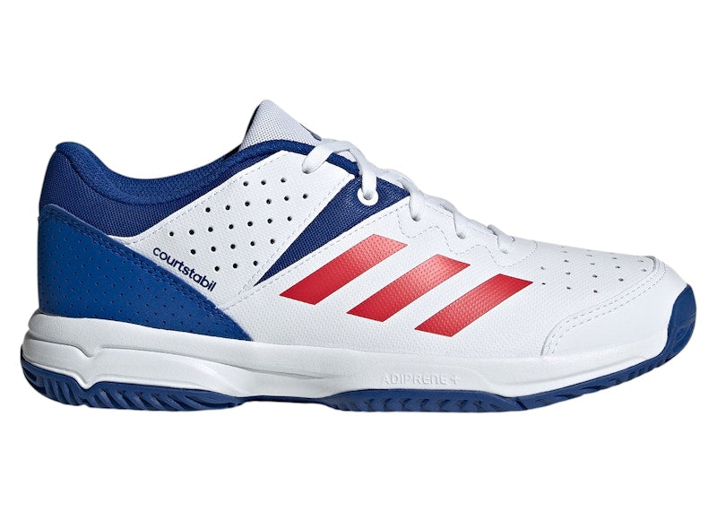 adidas Court Stabil Cloud White Pure Ruby Royal Blue (GS)
