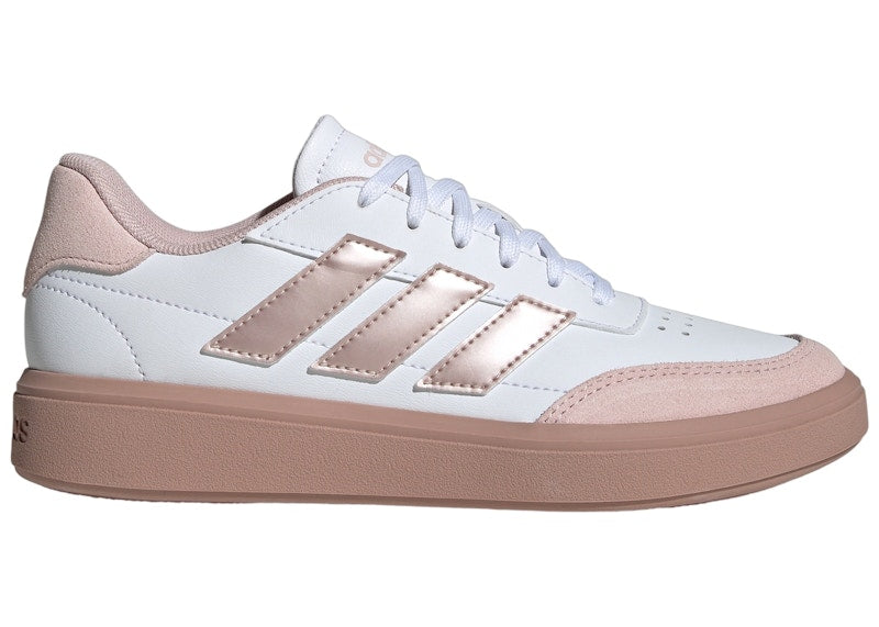 adidas Courtblock Cloud White Sandy Pink Met. Sandy Pink (GS)