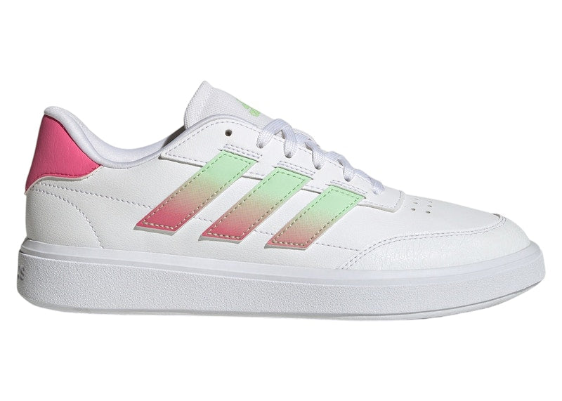 adidas Courtblock White Green Spark Pink Fusion (Women's)