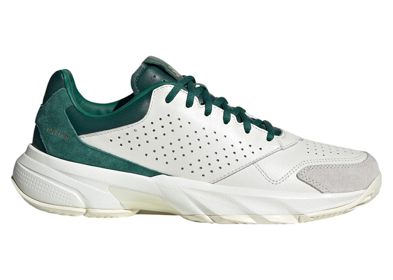 adidas Courtjam Control 3 Premium Core White Collegiate Green