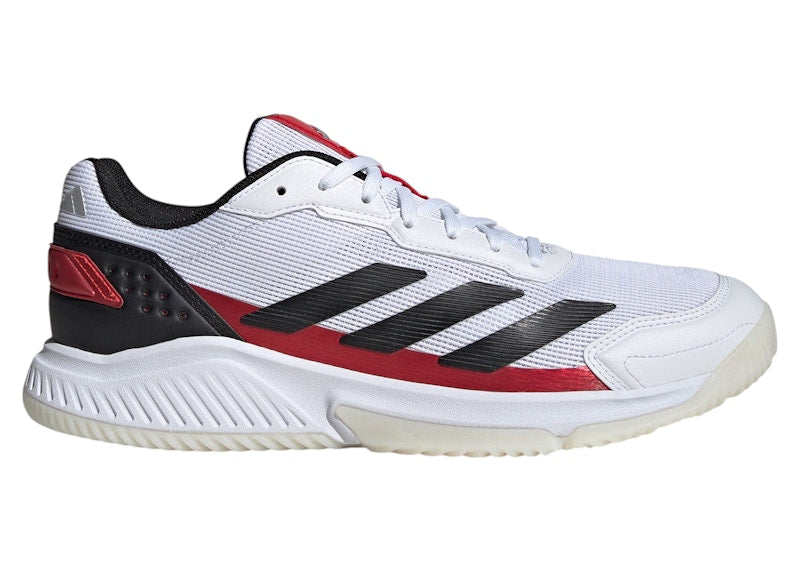 adidas Courtquick Padel Cloud White Core Black Lucid Red