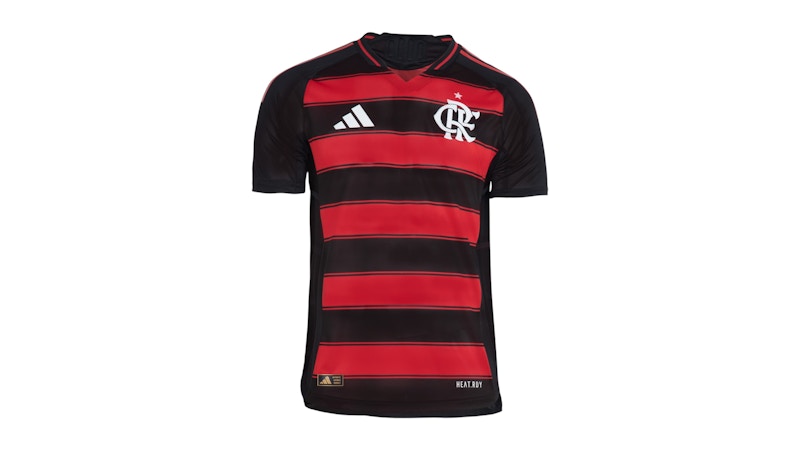 adidas Cr Flamengo 25 Home Authentic Jersey Black