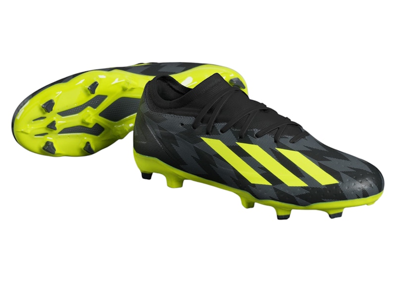 adidas X CrazyFast .3 Injection FG Core Black Team Solar Yellow 2 Grey Five