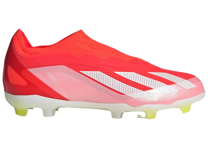 adidas Crazyfast Elite Laceless FG Solar Red Cloud White Team Solar Yellow (GS)