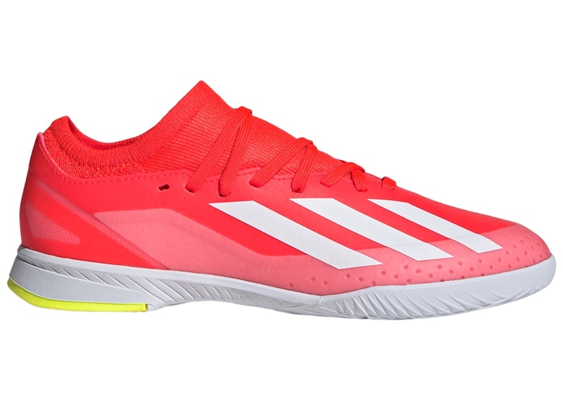adidas Crazyfast League Indoor Solar Red Cloud White Team Solar Yellow (GS)