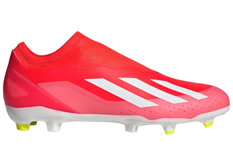 adidas Crazyfast League Laceless FG Solar Red Cloud White Team Solar Yellow