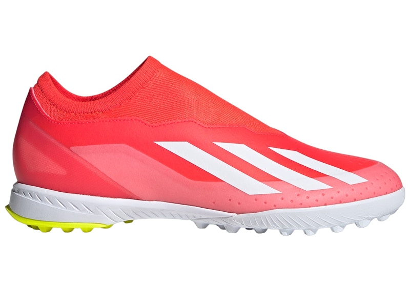 adidas Crazyfast League Laceless Turf Solar Red Cloud White Team Solar Yellow