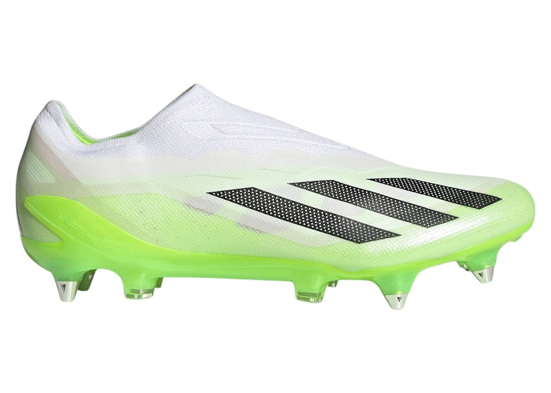 adidas X Crazyfast.1 Laceless SG Cloud White Core Black Lucid Lemon