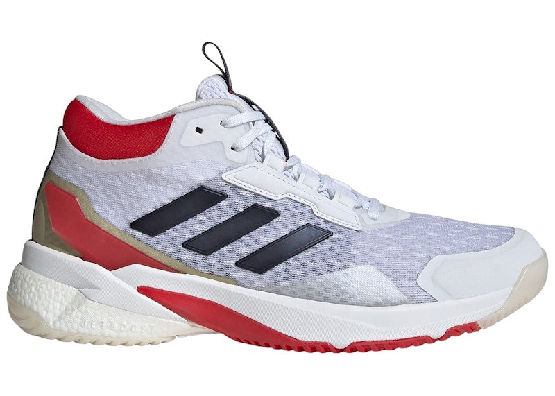 adidas Crazyflight 5 Indoor Cloud White Team Navy Blue Better Scarlet (Women's)