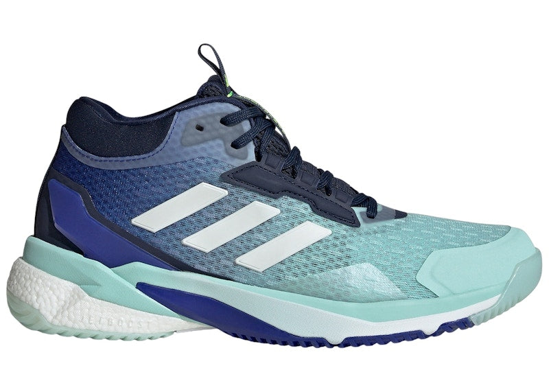 adidas Crazyflight 5 Mid Indoor Semi Flash Aqua Zero Metalic Lucid Blue (Women's)