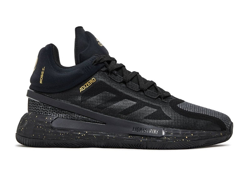 adidas D Rose 11 Black Gold Metallic