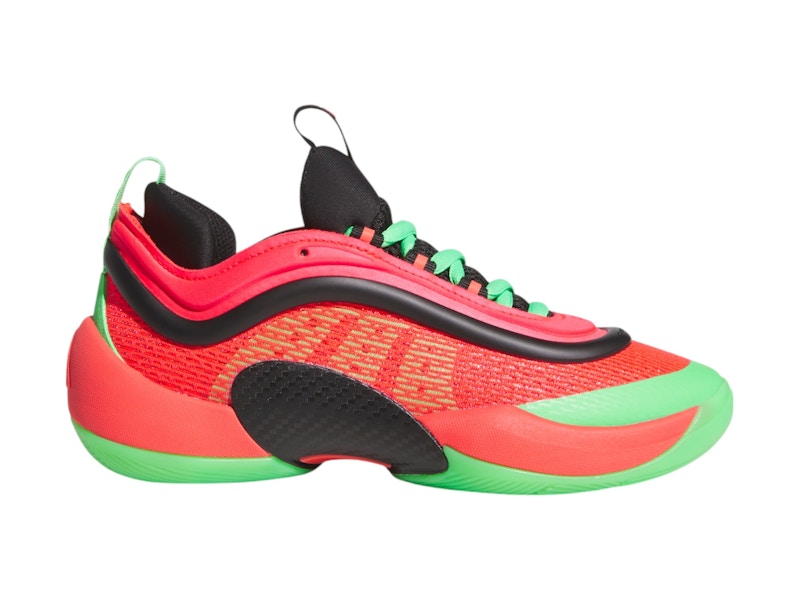 adidas D.O.N. Issue 6 Lucid Red Screaming Green Core Black (GS)