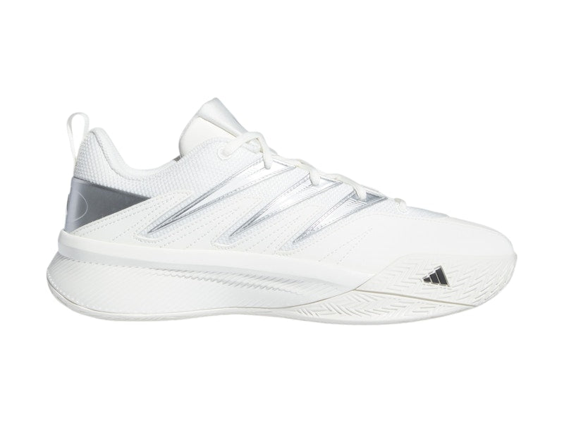 adidas Dame Certified 3 Low Core White Core Black Silver Metallic