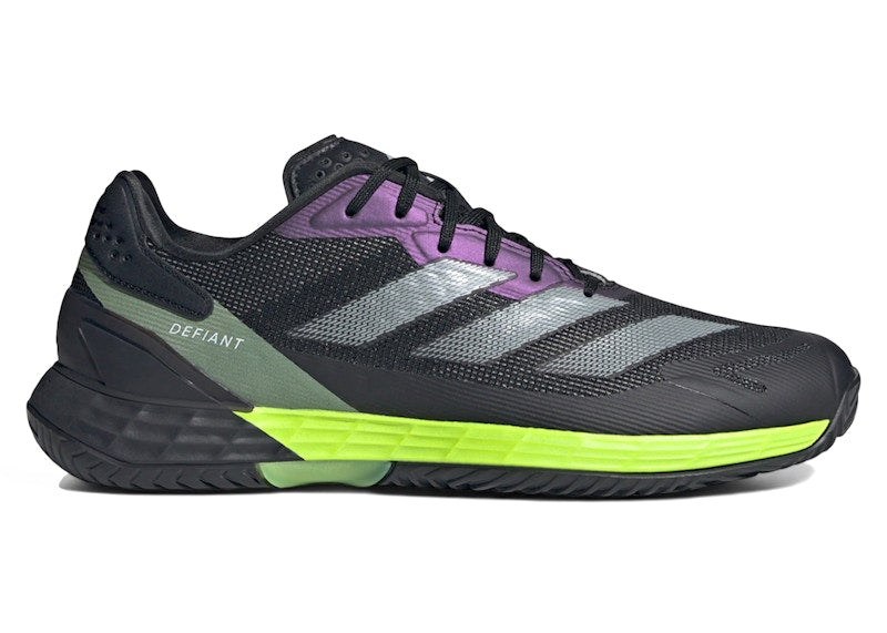 adidas Defiant Speed 2 Black Lucid Lemon