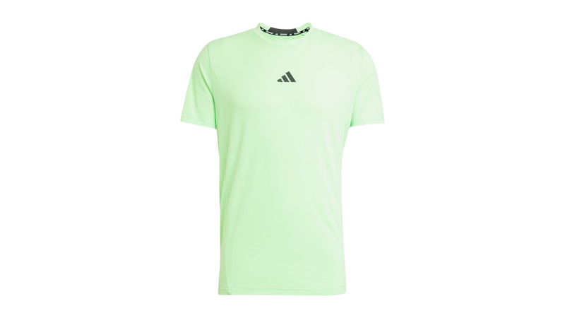 adidas Designed For Workout Tee Lime Burst
