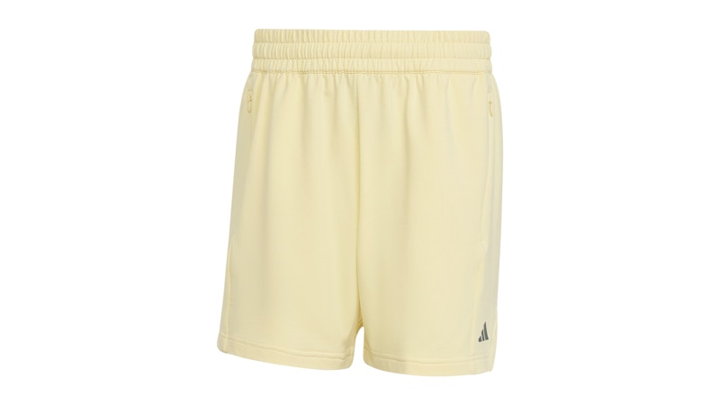 adidas Designed For Yoga Knit Shorts Almost Yellow