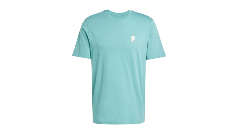 adidas Dog Sock Patch Graphic Tee Preloved Teal