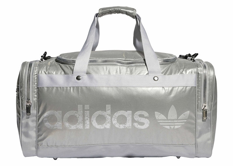 adidas Duffel Bag Reflective Silver