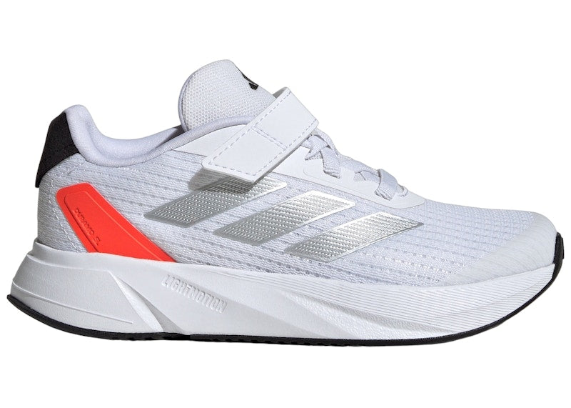 adidas Duramo SL Cloud White Silver Metallic Solar Red (GS)