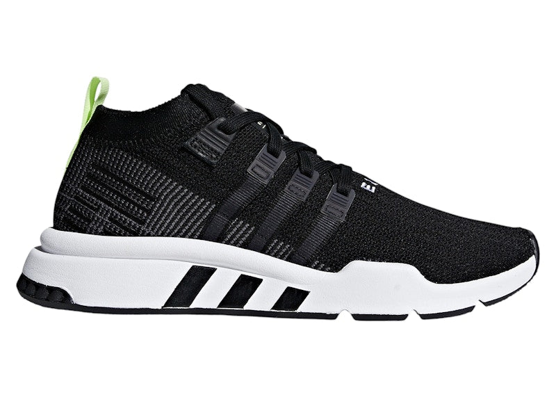 adidas EQT Support Mid ADV Primeknit Core Black Grey Five Cloud White