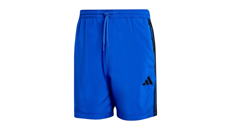 adidas Essential 3-Stripes Chelsea Shorts Royal Blue Black