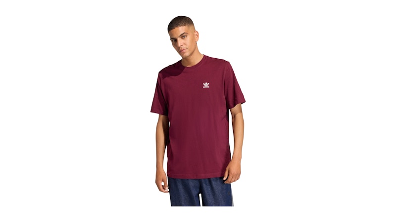 adidas Essential Loose Short Sleeves T-Shirt Maroon