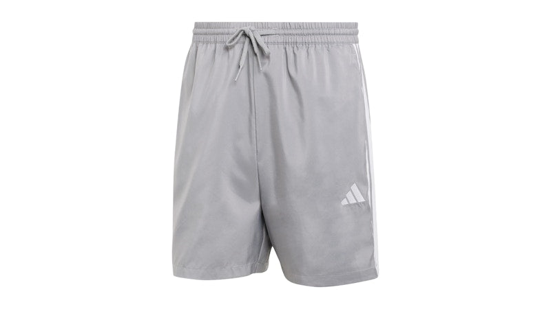 adidas Essentials 3-Stripes Chelsea Shorts Grey Three White