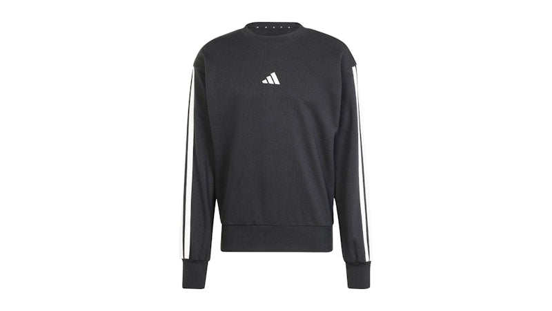 adidas Essentials 3-Stripes French Terry Sweatshirt Black/White