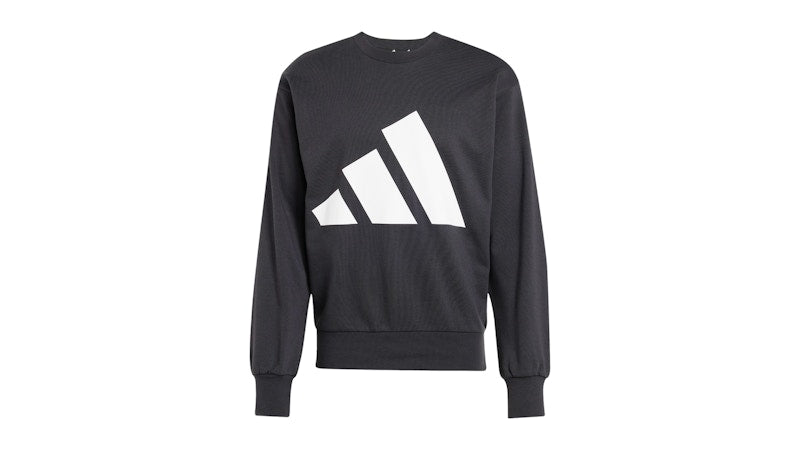 adidas Essentials Big Logo French Terry Sweatshirt Black/White