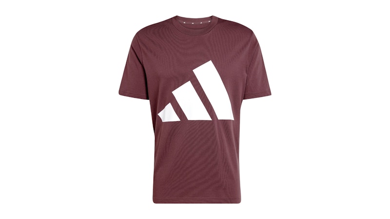adidas Essentials Big Logo Tee Aurora Ruby/Brown