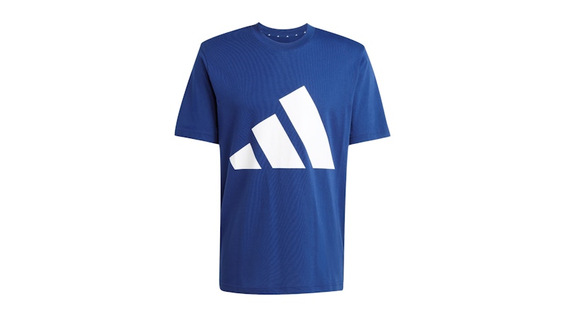 adidas Essentials Big Logo Tee Dark Blue/White